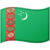 🇹🇲 flag: Turkmenistan display on Google